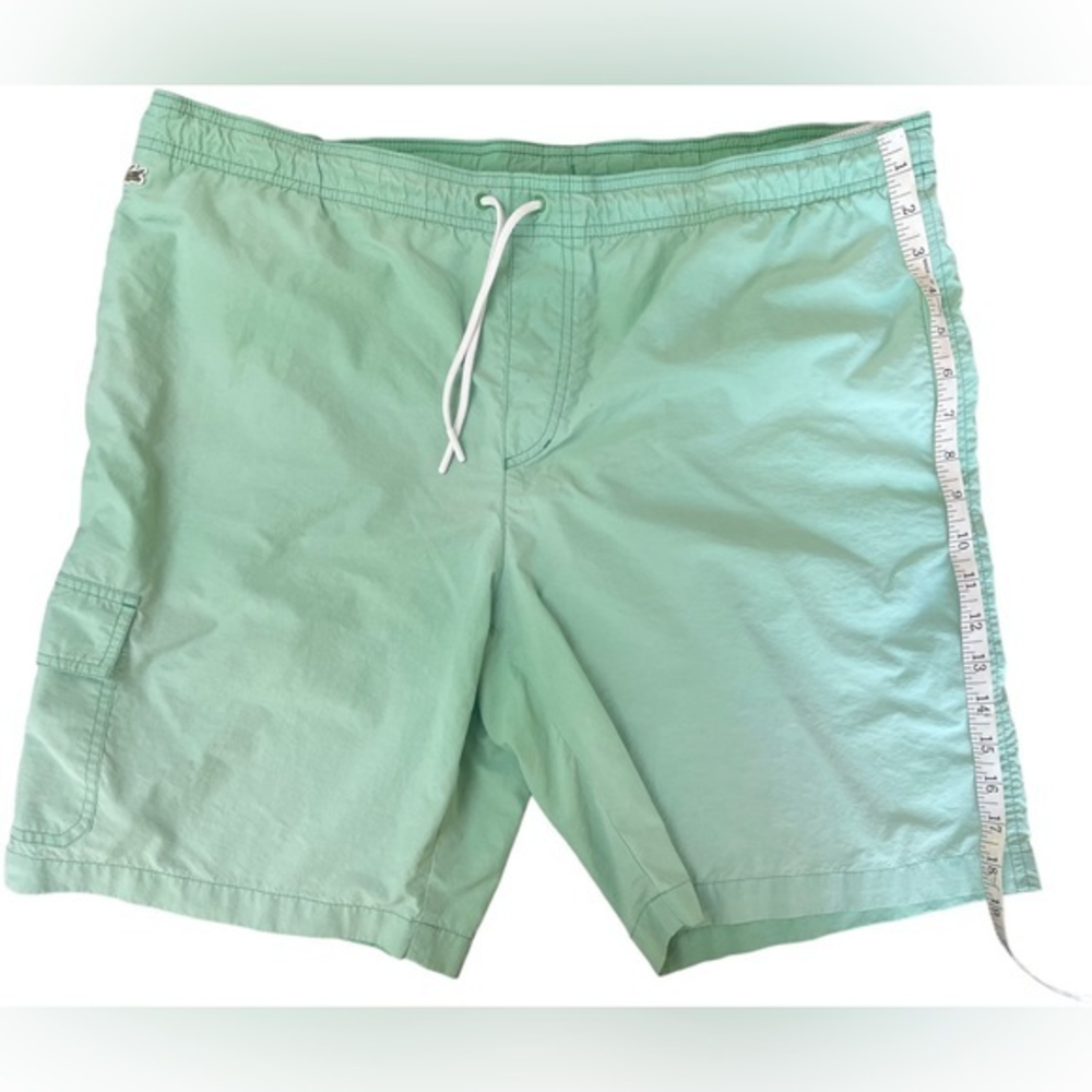 LACOSTE Swim Shorts - Size Large - Mint Green - Great Condition - Men’s